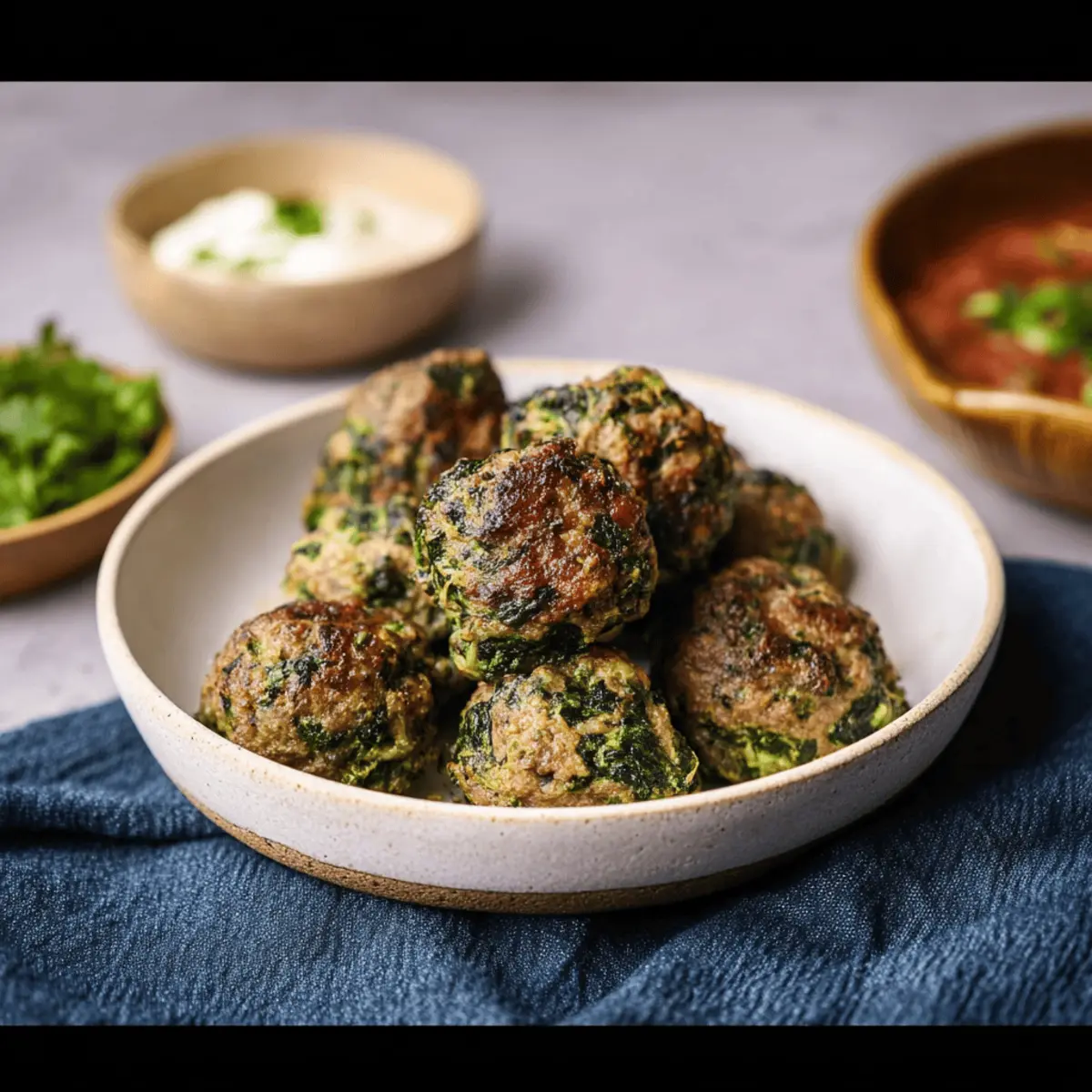 Baked Spinach Meatballs: Irresistibly Healthy Comfort Bites