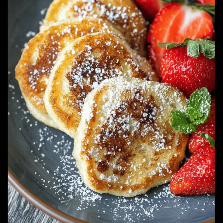 Cottage Cheese Pancakes (Quick & Easy)