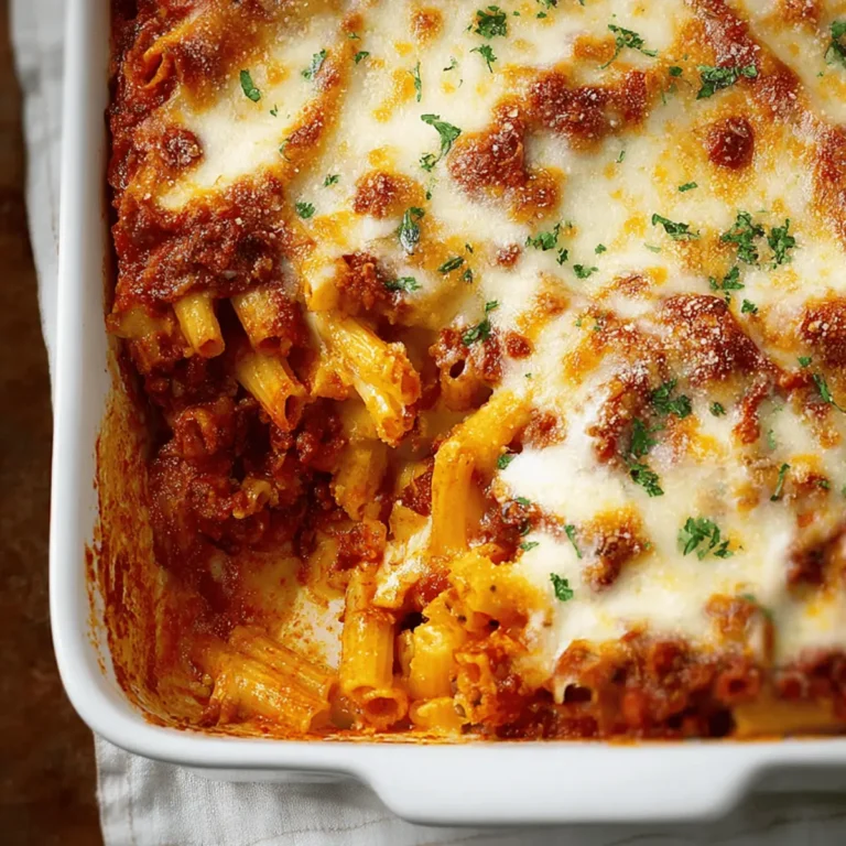 Easy Baked Ziti