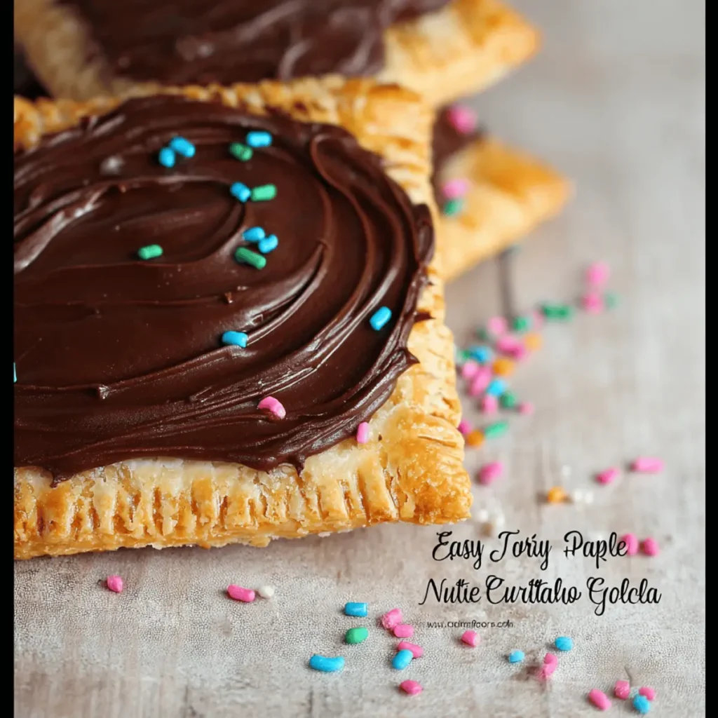 Easy Pop Tarts with Nutella Ganache