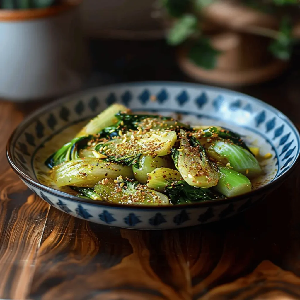 Garlic Ginger Bok Choy Stir-Fry