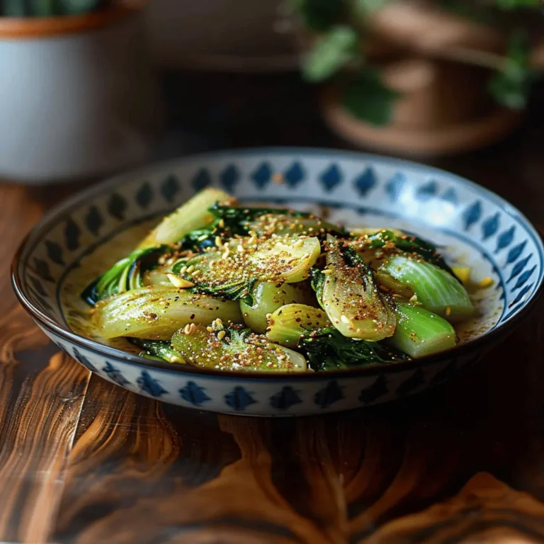 Garlic Ginger Bok Choy Stir-Fry