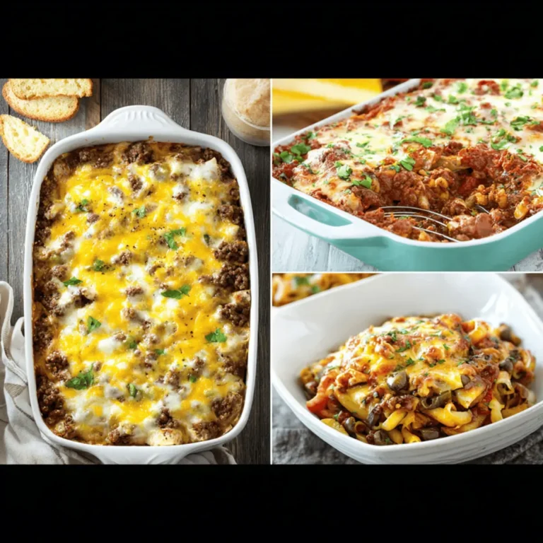 Hearty Casseroles with Hamburger Meat