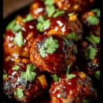 Juicy Pineapple BBQ Meatballs Recipe: Sweet Smoky Delight