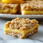 Lemon Oatmeal Crumble Bars