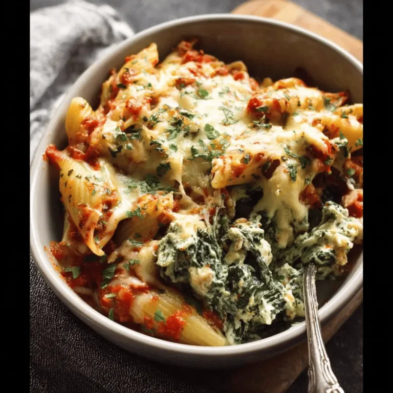 Spinach Ricotta Pasta Bake