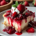 Strawberry Cheesecake Dump Cake