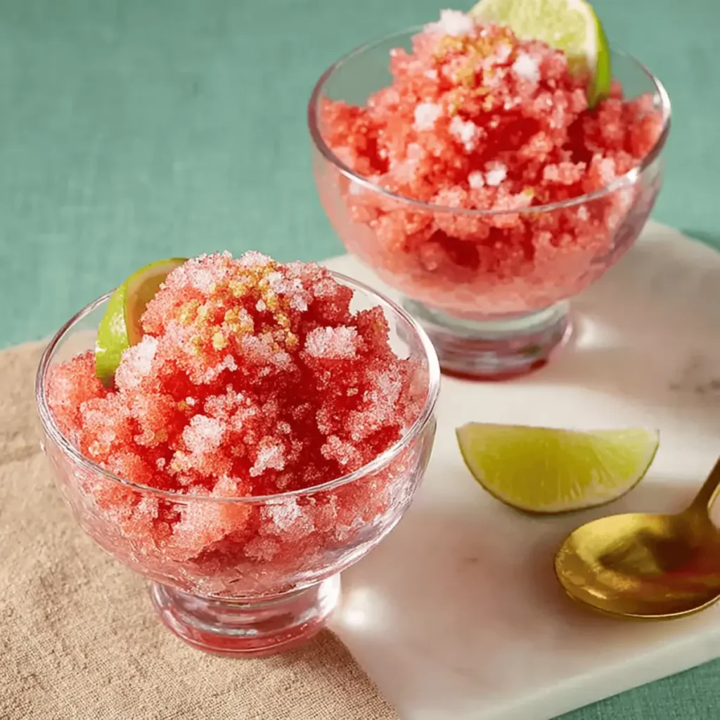 Watermelon Snow Cups