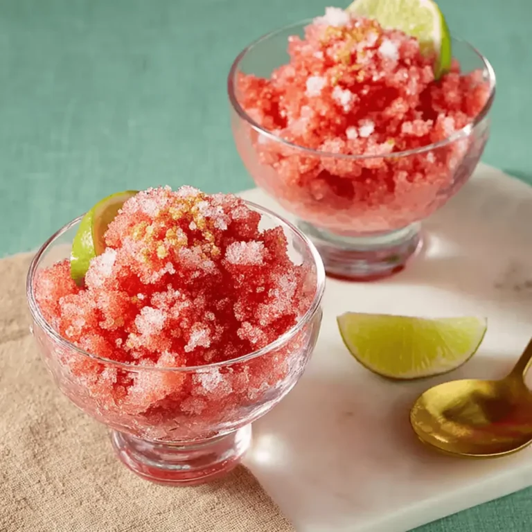 Watermelon Snow Cups