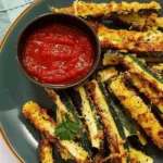 Air Fryer Zucchini Fries (no flour method)