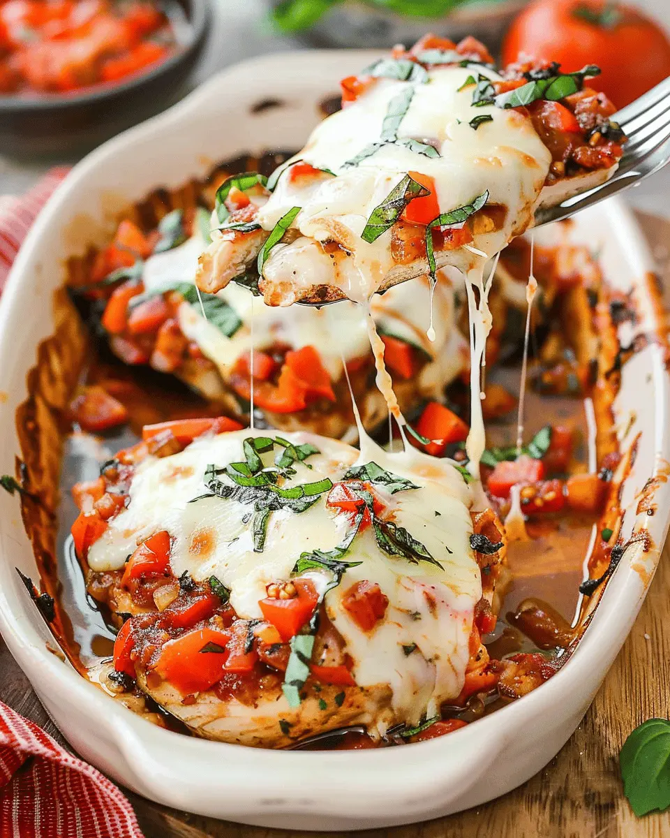 Baked Bruschetta Chicken: Easy and Flavorful Comfort Meal