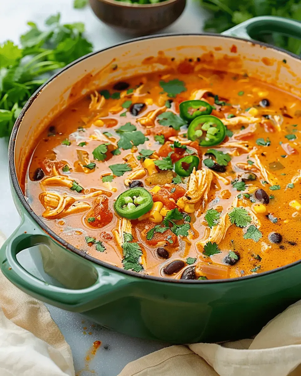 Chicken Enchilada Soup: A Cozy, Flavorful Comfort Dish
