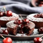 Chocolate Cherry Lava Cakes