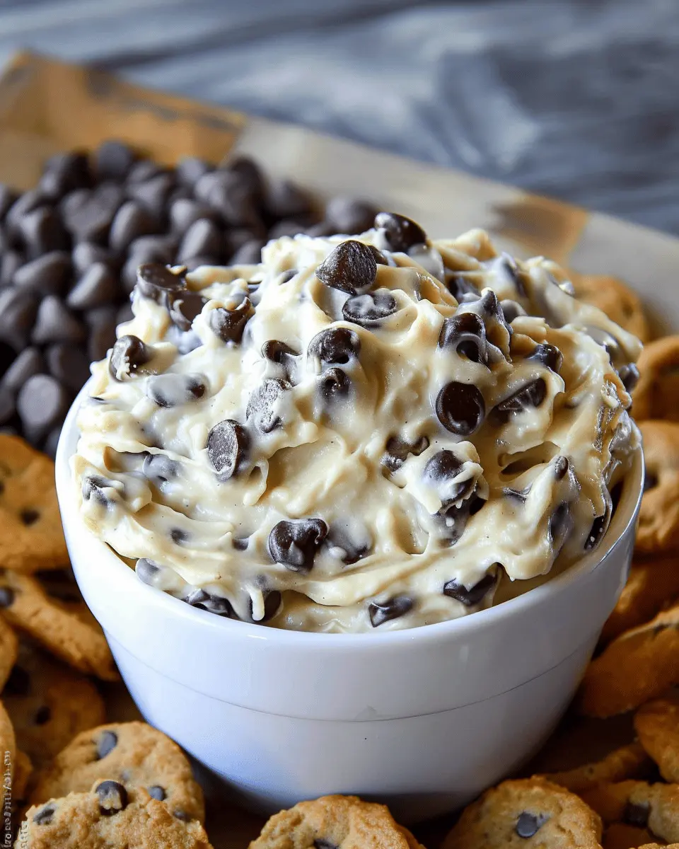 Chocolate Chip Cookie Dough Dip: A Creamy Indulgence You’ll Love
