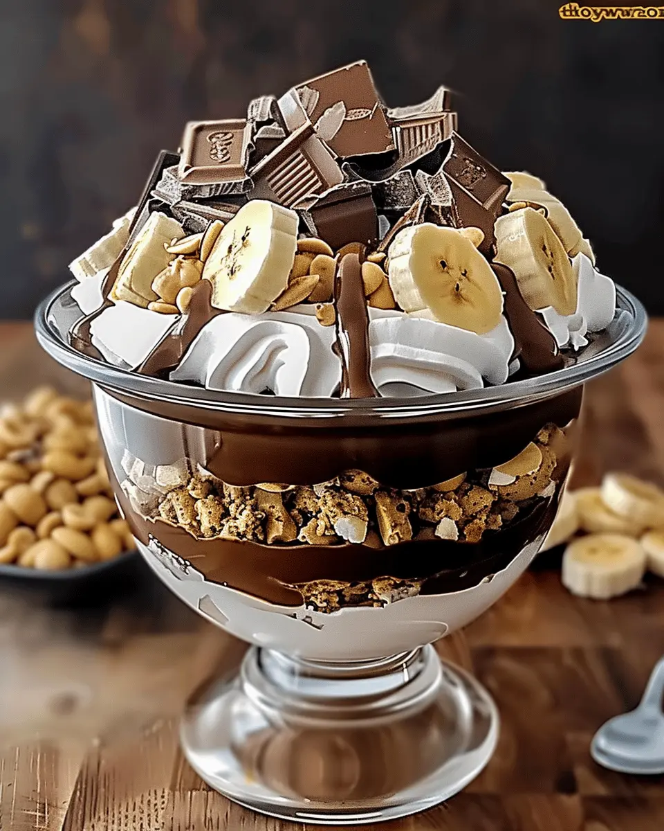 Chocolate Peanut Butter Banana Cream Trifle: The Best Indulgence at Home