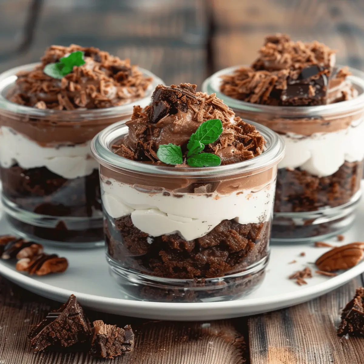 Easy No-Bake Brownie Cheesecake Parfait: Indulgent Bliss!