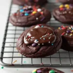 Fudgy Cosmic Brownie Cookies