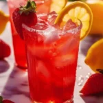 Hibiscus Strawberry-Lemonade Refresher