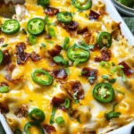 Jalapeno Popper Chicken Casserole