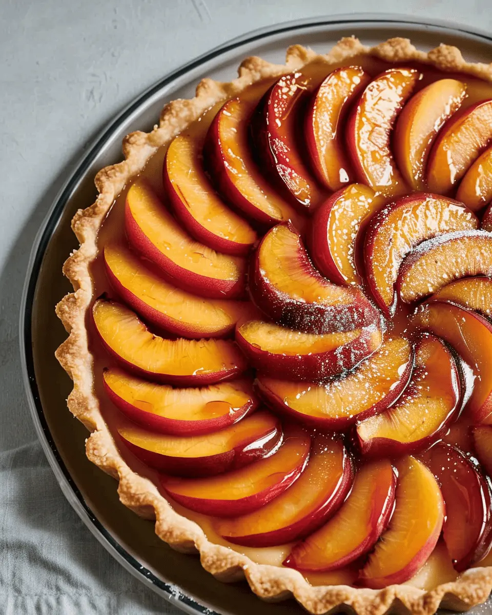 Mary Berry Glazed French Peach Tart: A Delightful Summer Treat