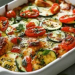 Mediterranean Chicken Zucchini Bake Recipe