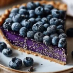 No-Bake Blueberry Chia Seed Pie