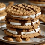 Peanut Butter S’mores Sandwich Cookies