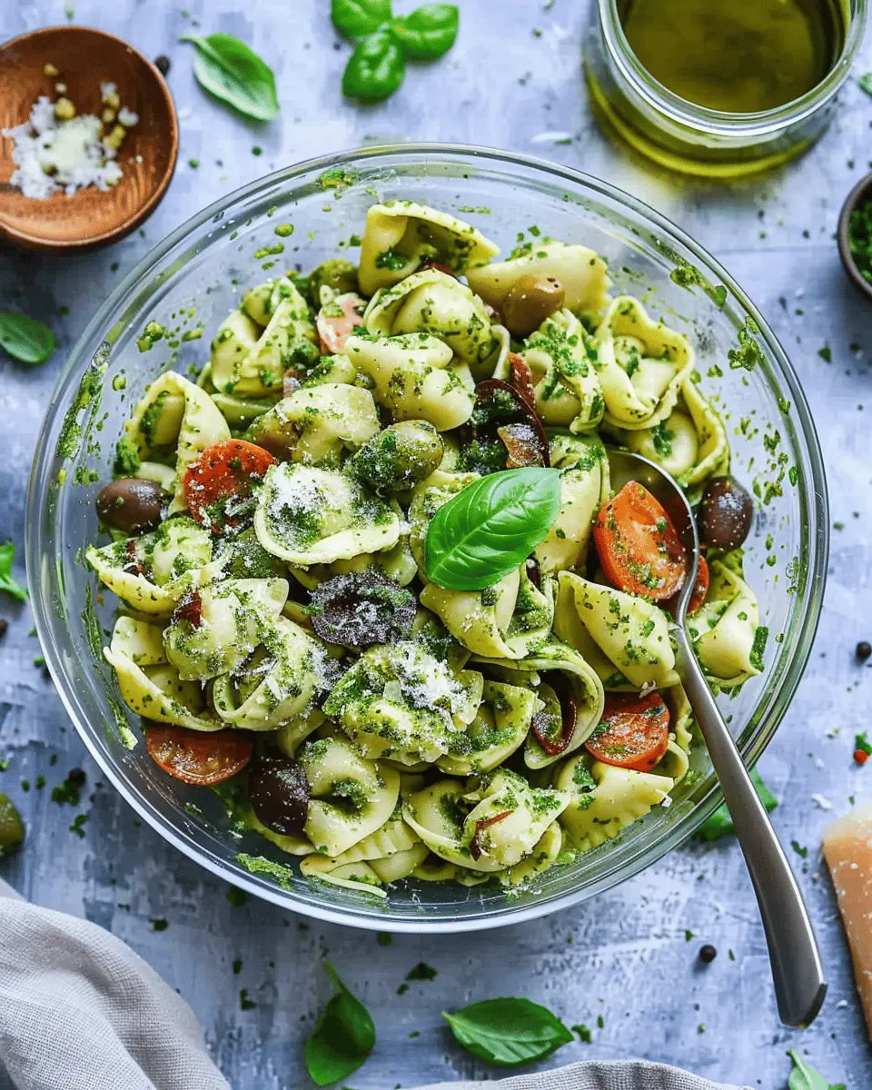 Pesto Tortellini Pasta Salad: The Best Easy Meal Prep Recipe