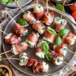 Prosciutto Wrapped Mozzarella Bites