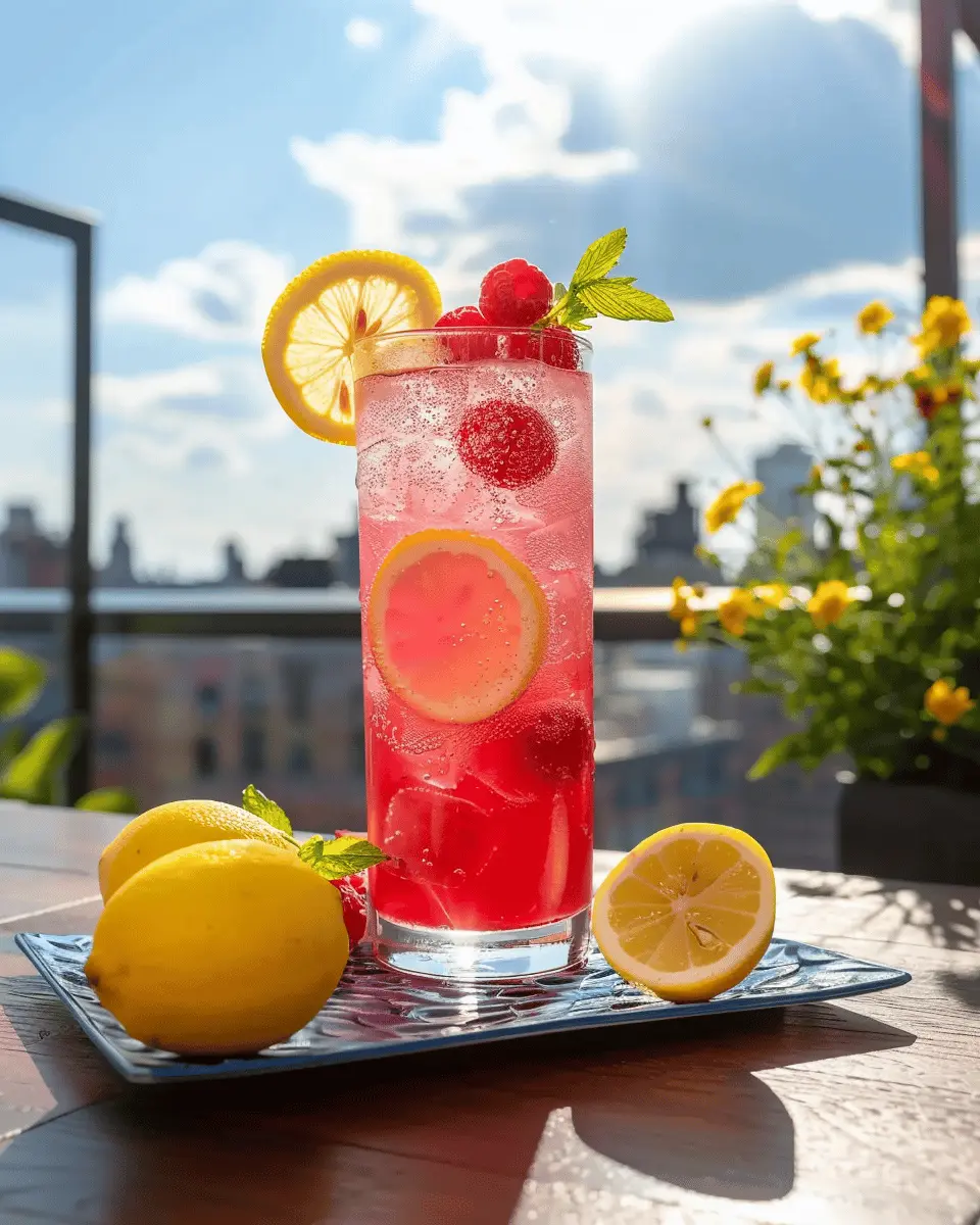 Raspberry Bourbon Lemonade: A Refreshingly Easy Summer Sip