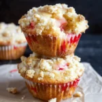 Rhubarb Streusel Muffins