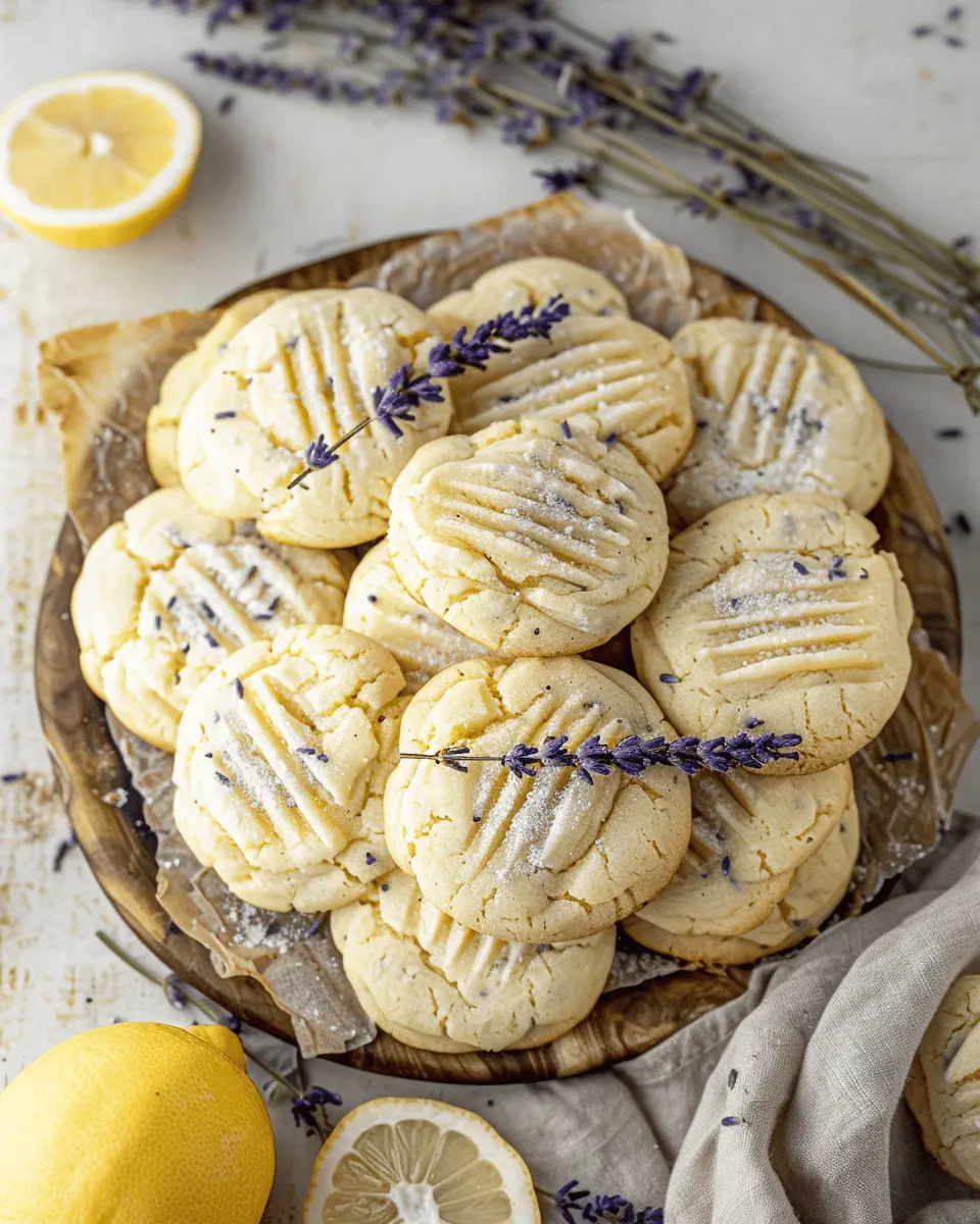 Soft and Chewy Lemon Lavender Cookies: A Delightfully Easy Recipe