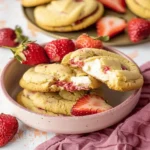 Strawberry Cheesecake Cookies