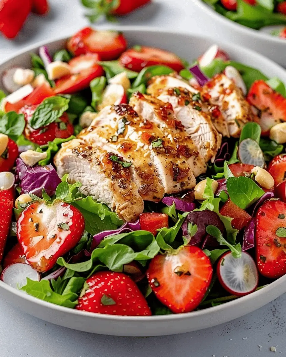 Strawberry Chicken Salad: A Refreshingly Easy Summer Delight