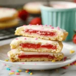 Strawberry Pop Tart Cookies