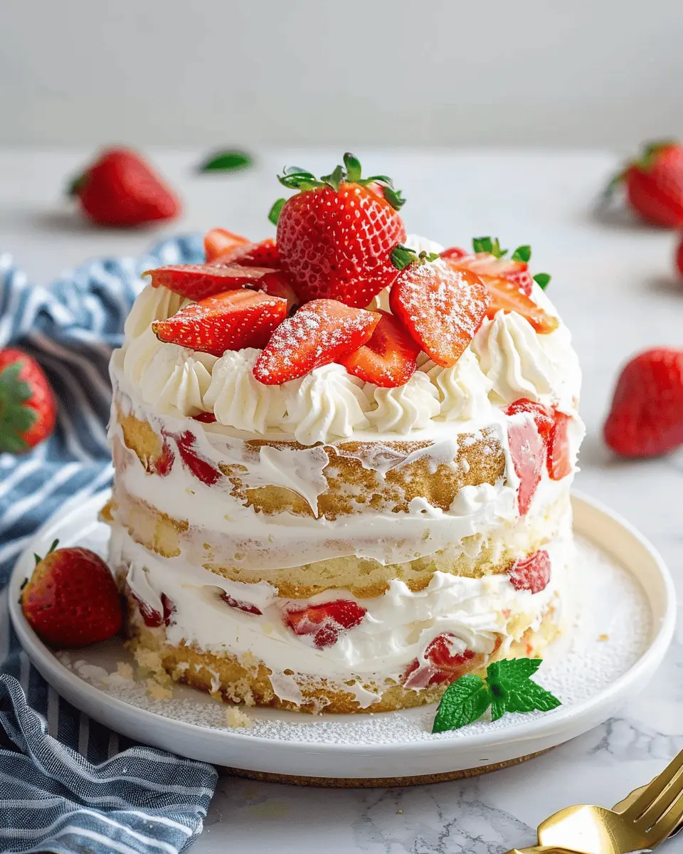 Strawberry Shortcake Cake: Easy Delight for Homemade Joy
