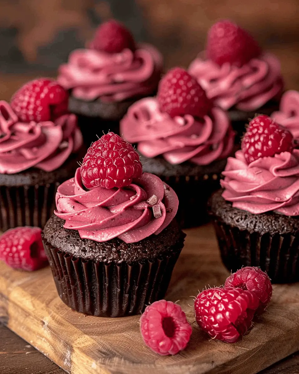 Chocolate Raspberry Cupcakes: Indulgent Treats to Savor at Home