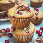 Cranberry, Orange, and Pecan Muffins