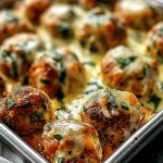Baked Chicken Ricotta Meatballs