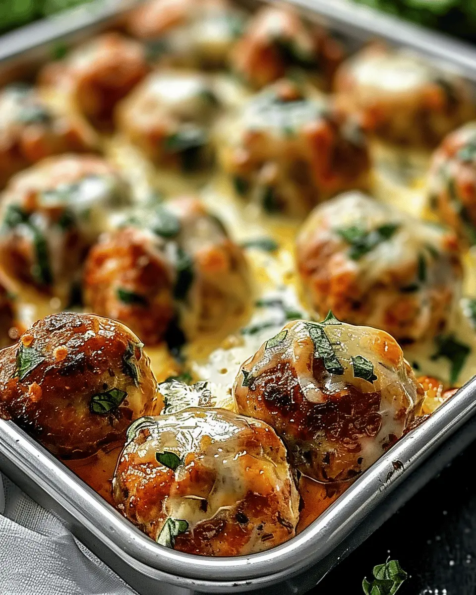 Baked Chicken Ricotta Meatballs for Juicy Comfort Food Bliss