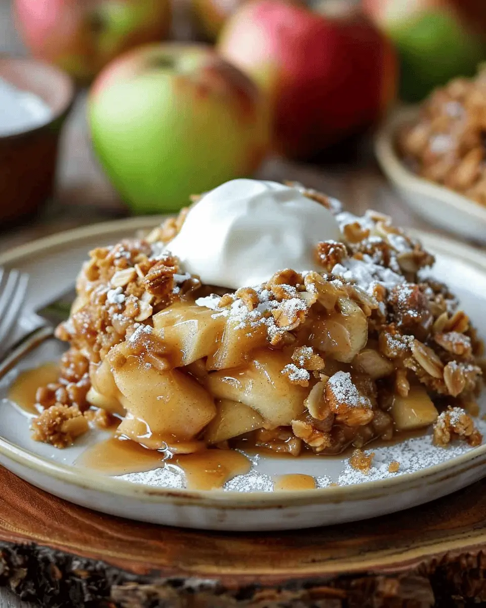The Best Apple Crisp