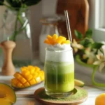 Mango Matcha Latte