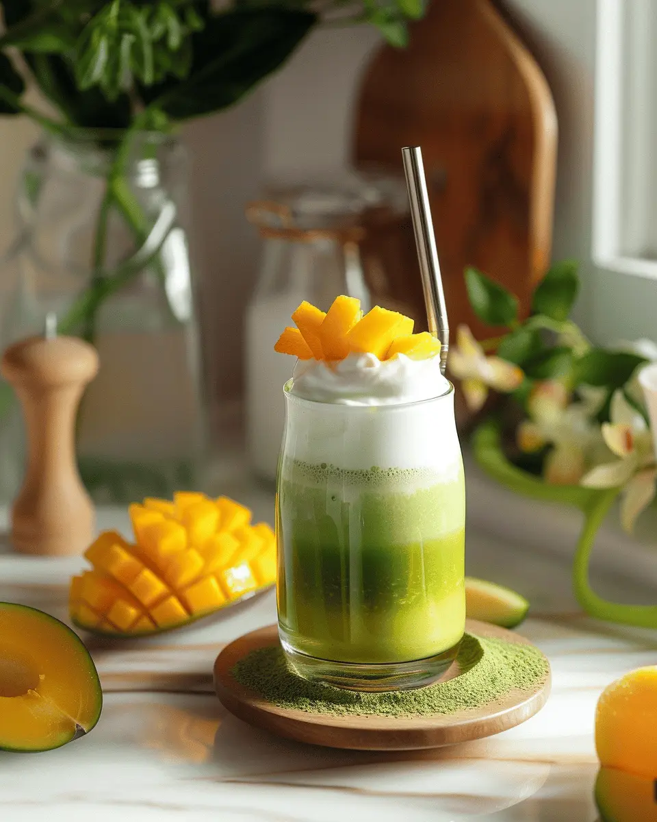 Mango Matcha Latte: A Refreshing Twist for Your Home Café