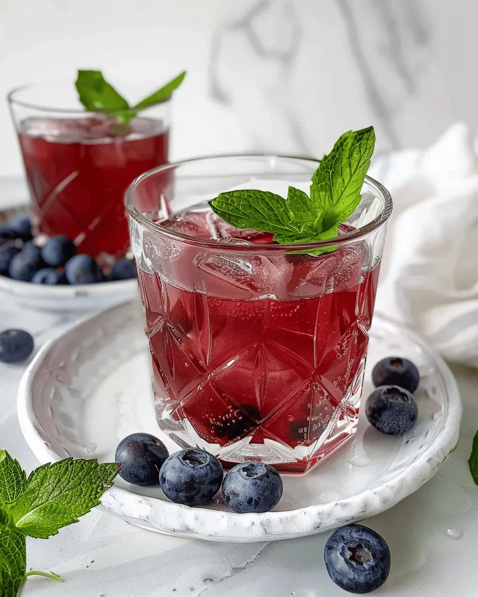 Blueberry Agua Fresca: Easy Refreshing Blueberry Water Recipe