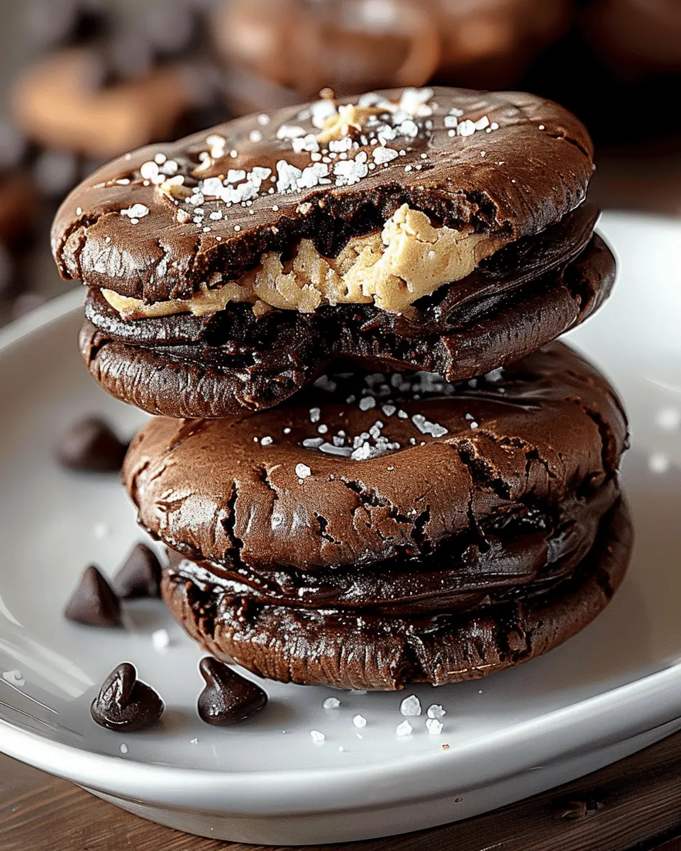 Brownie Cookie Dough Sandwich Cookies: Indulge in Homemade Bliss