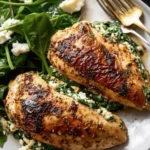 Spinach Feta Stuffed Chicken