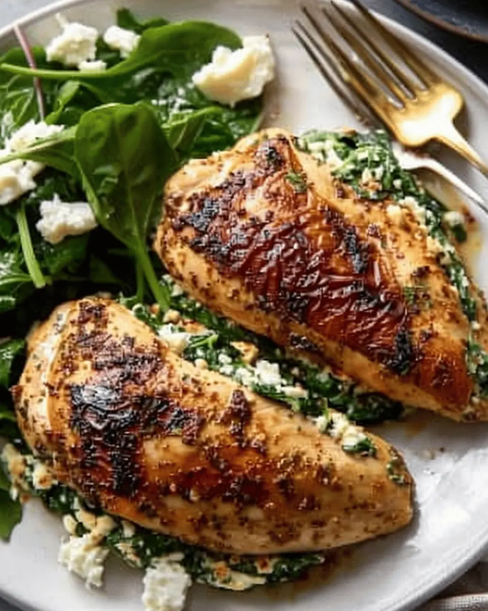 Spinach Feta Stuffed Chicken: Easy and Delicious Weeknight Meal