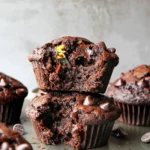Chocolate Zucchini Muffins