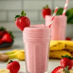 Strawberry Banana Smoothie (+ Easy Recipe)
