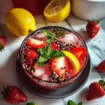 Hibiscus Tea Strawberry-Lemonade Refresher
